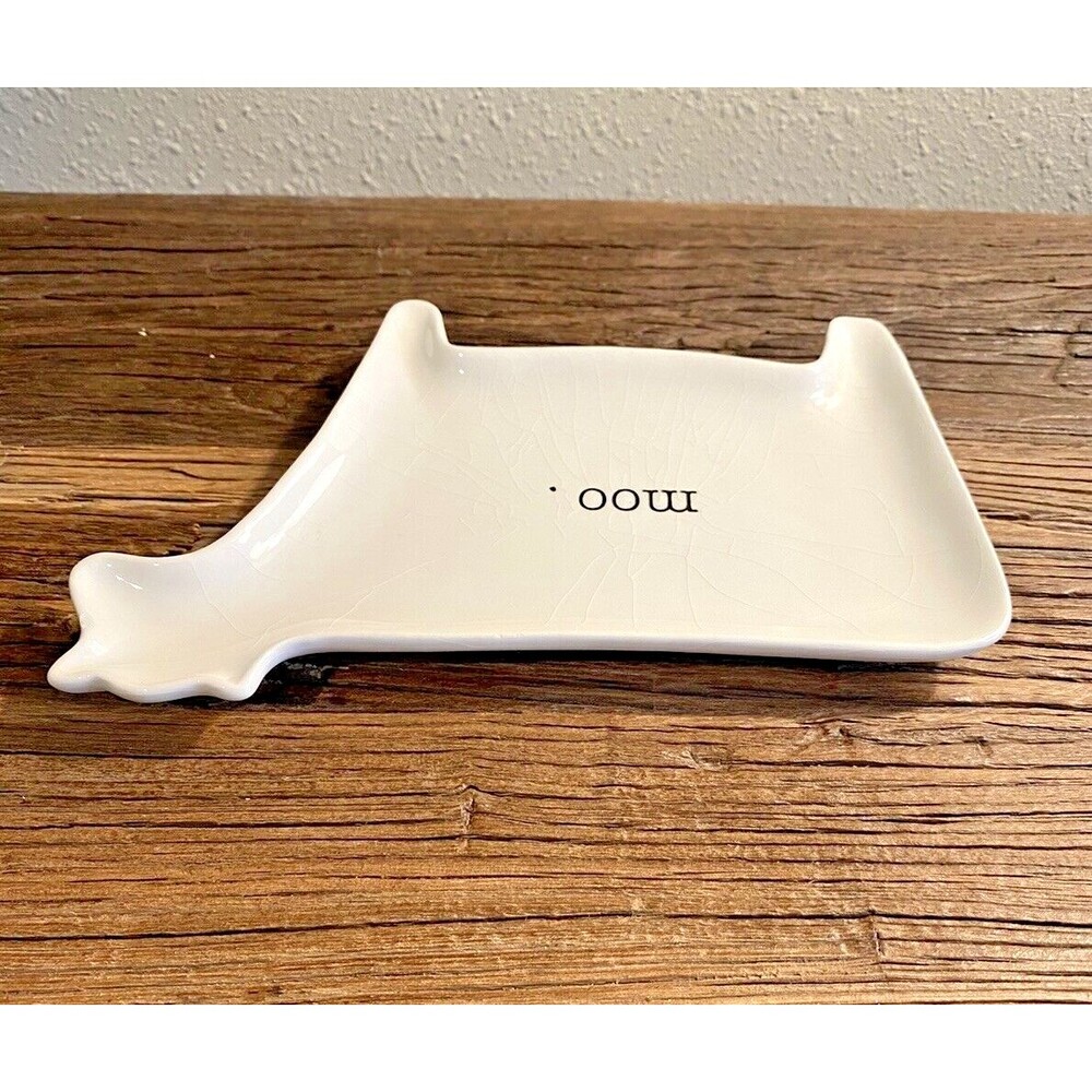 Magenta Exclusive Moo Cow Plate Stamped M Used Not Perfect - Picture 8 of 13